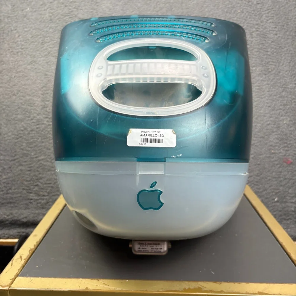 Apple iMac G3 233MHz‎ Bondi Blue Vintage Desktop Computer PowerPC - Parts Only